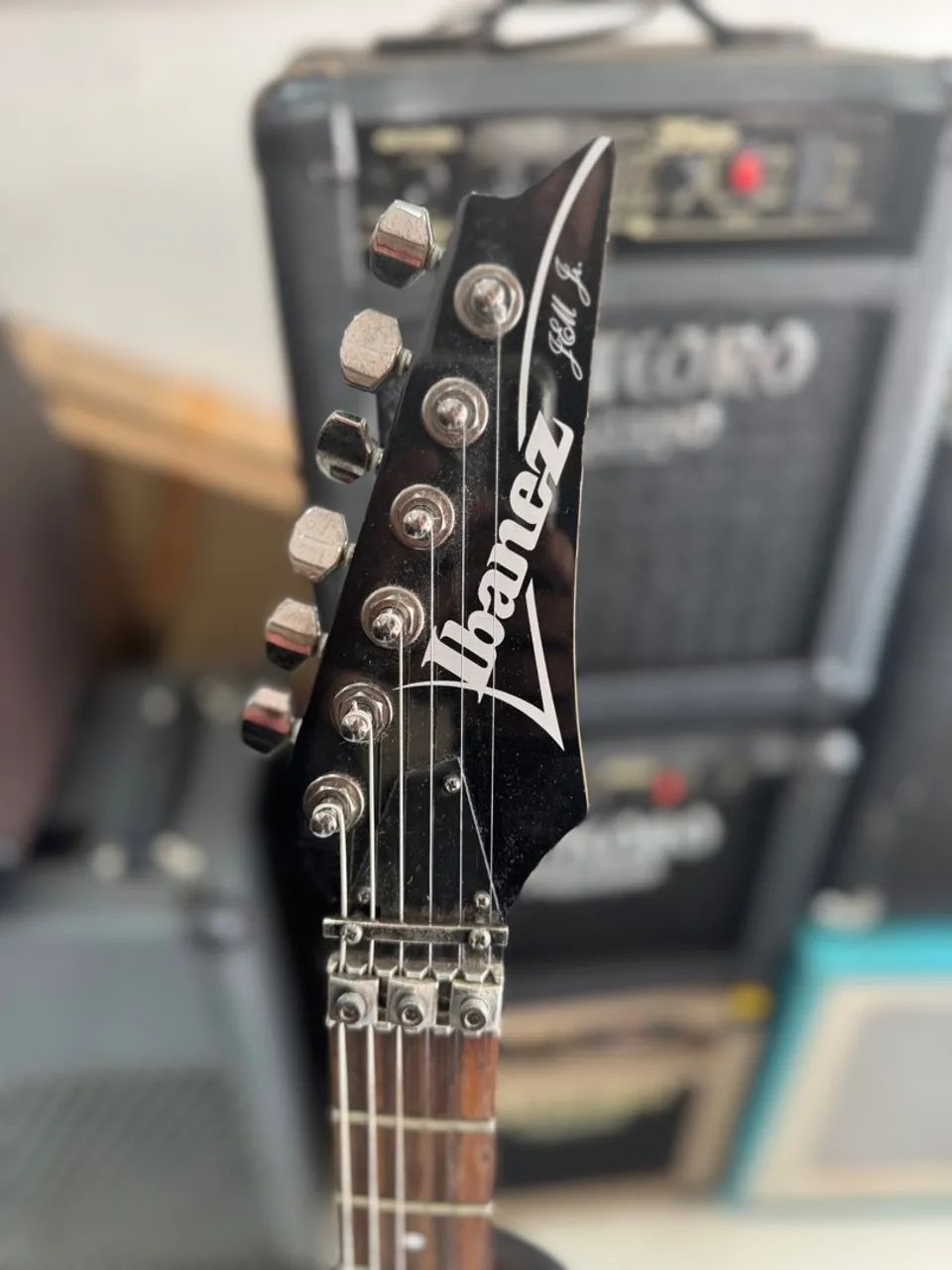 Guitarra Ibanez Jem Jr Ibanez c captação Seymor Ducan - Foto 6