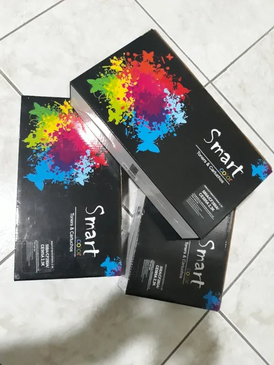 Toner Smart Color 500A/CF280A/CE505A 2,3K (kit com 3 unidades) novos, porém, com data expi