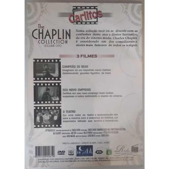 dvd coleção carlitos - the chaplin collection volume 8  - Foto 2