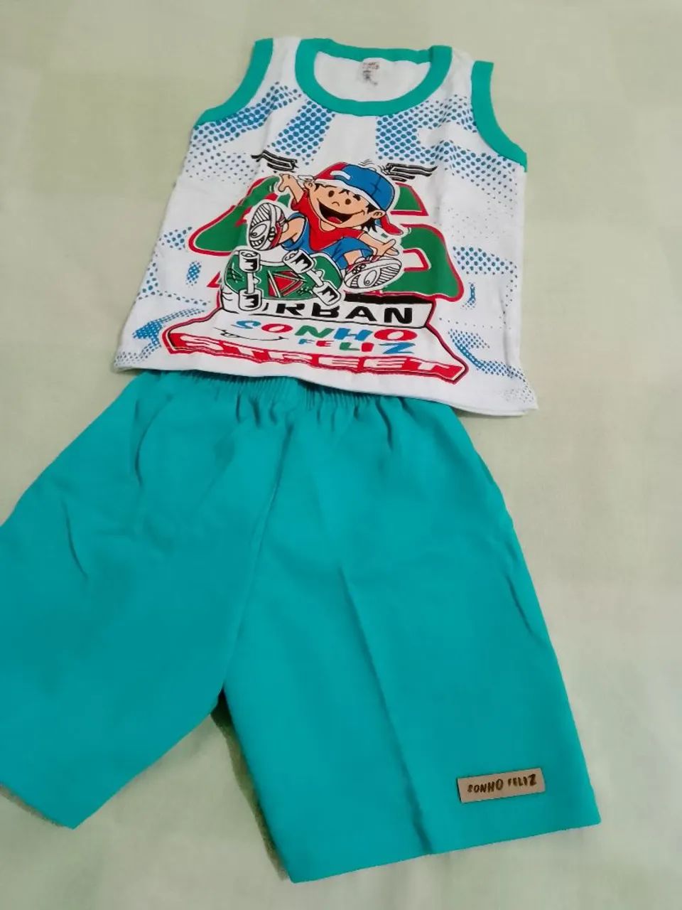 Conjunto Infantil Menino - Camiseta e Bermuda - Foto 6
