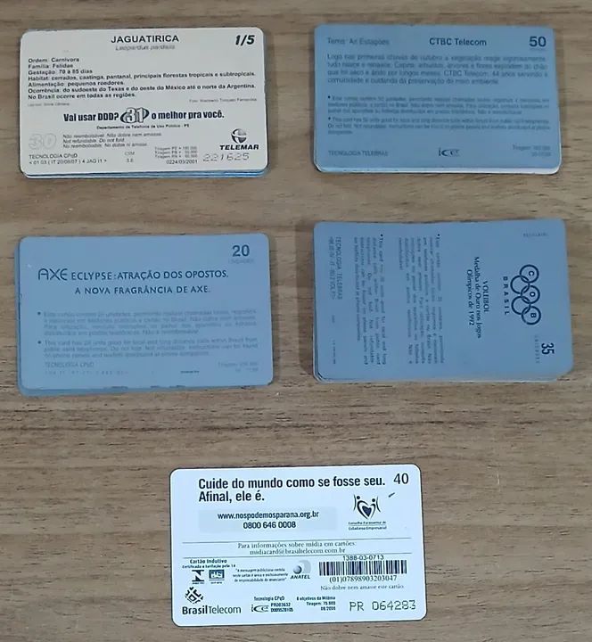 Lote Com 379 Cartões telefônicos - Foto 4