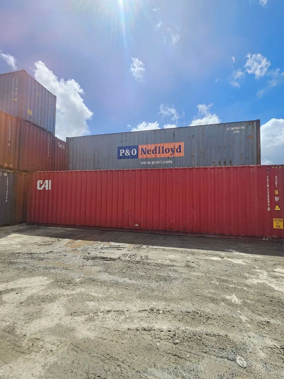 Contêineres de transporte marítimo pra venda