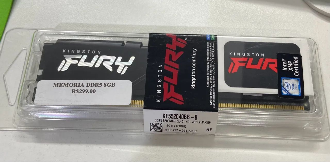 Memória RAM Kingston Fury DDR5 8GB