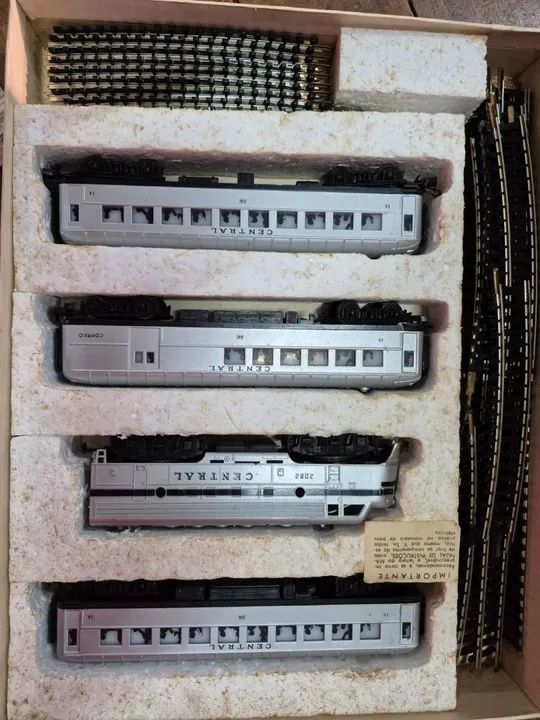 Trem Elétrico Atma HO - Anos 70 - Completo na caixa - Raro - Foto 3
