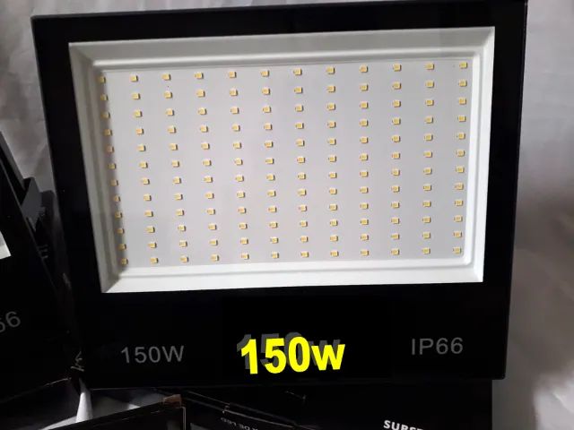 Refletor de Led Smd 150w Branco Frio Bivolt