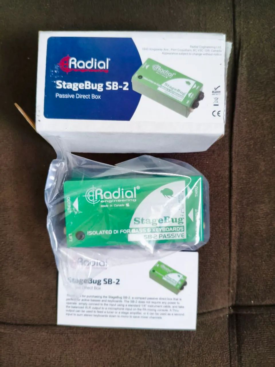 Radial Stagebug Sb-2 (direct Box Passivo)