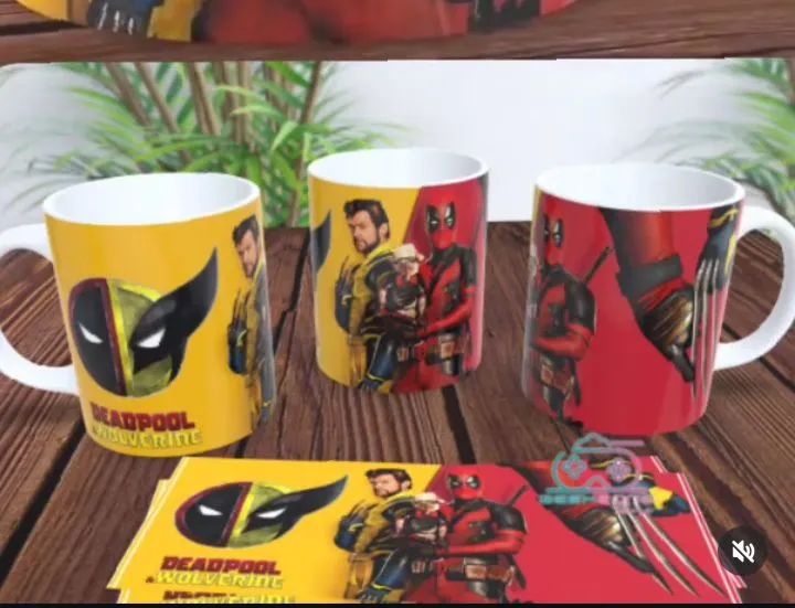 Canecas Temáticas Deadpool e Wolverine