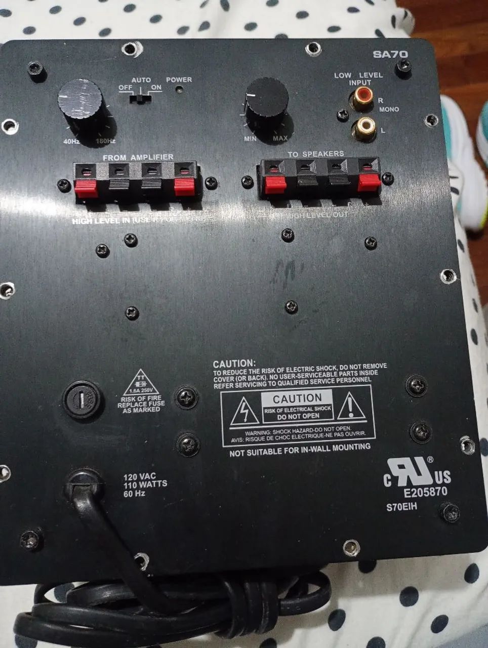Subwoofer ( plate Dayton áudio made in USA)