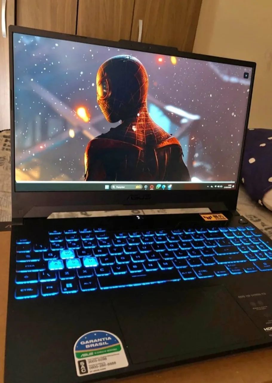 Notebook gamer Asus tuf f15 