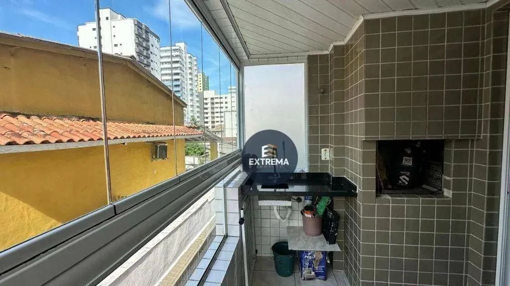 Lindo Apê em Praia Grande a venda Mobiliado na Guilhermina  1 Dorm, Sacada Gourmet e a 150 - Foto 4