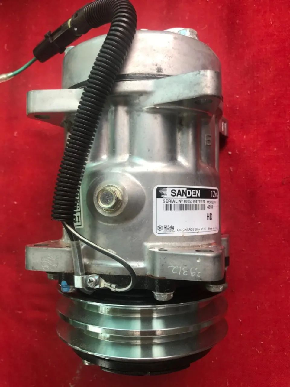 Compressor Ar Condicionado Sanden 7h15 Americano 4860 12v Original  - Foto 3