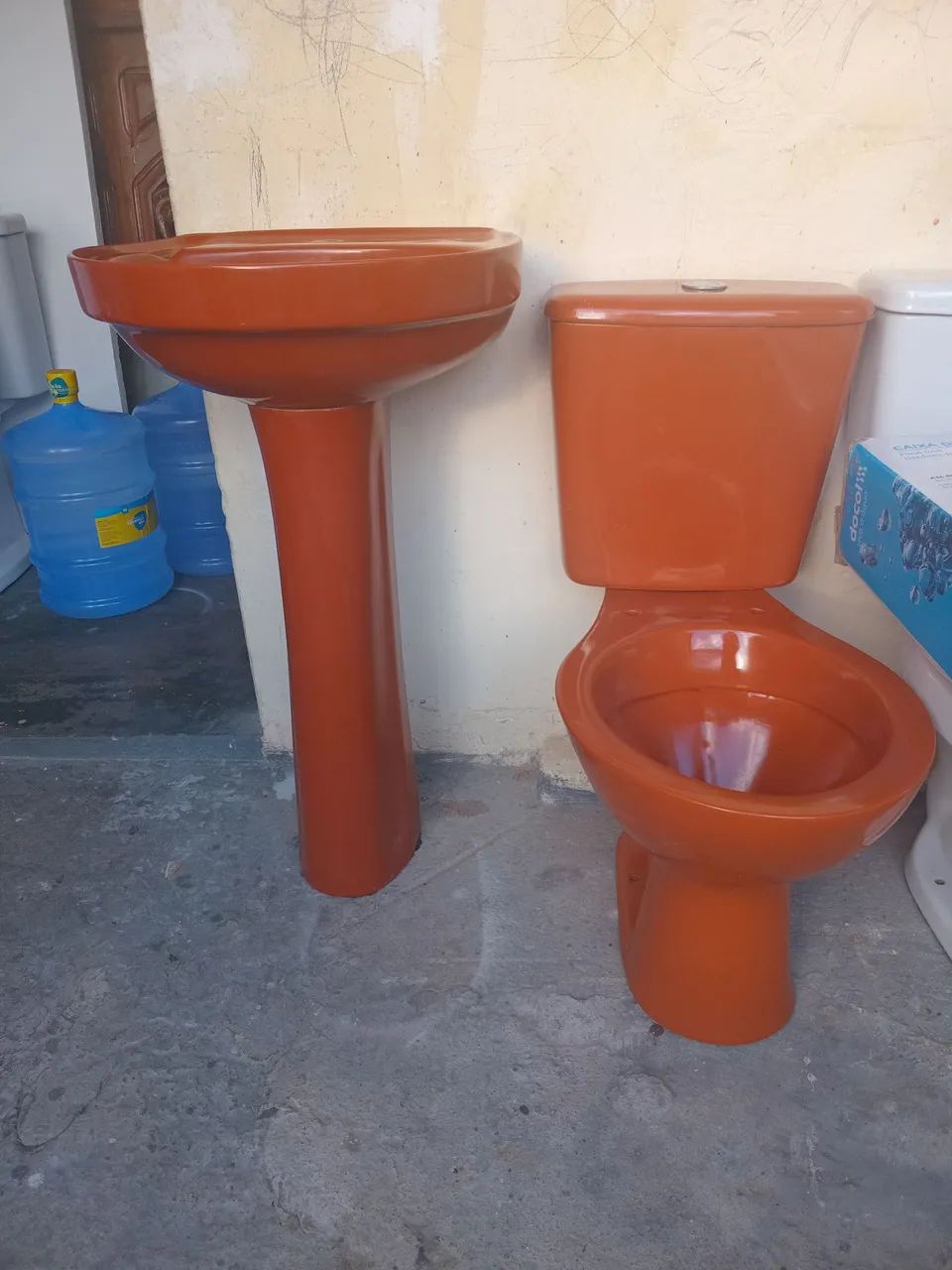 Conjunto de Vaso Sanitário e Pia