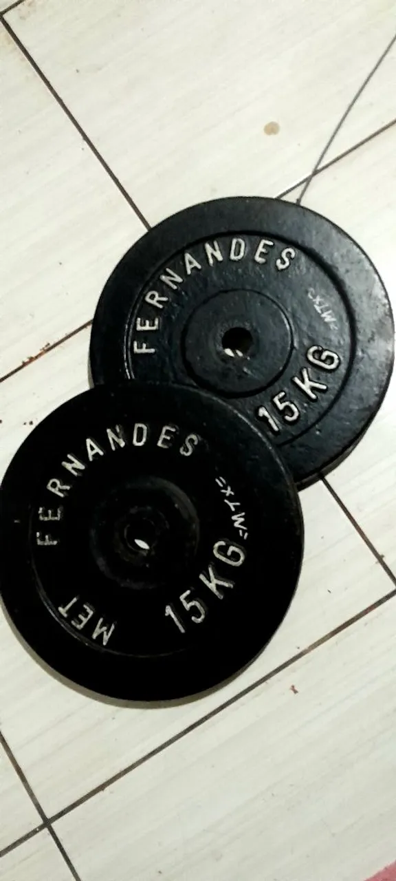 Anilhas de Peso 15kg Fernandes