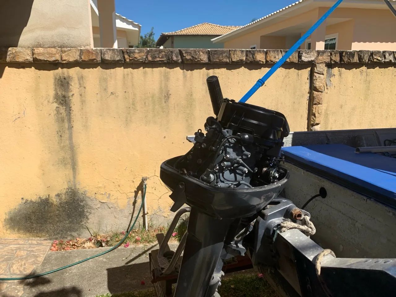 Barco+motor+carretinha, com todos os acessórios  - Foto 9