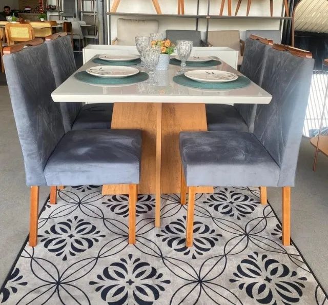Mesa de Jantar com 4 Cadeiras 120x80 Direto da Fabrica Entregamos - Foto 2