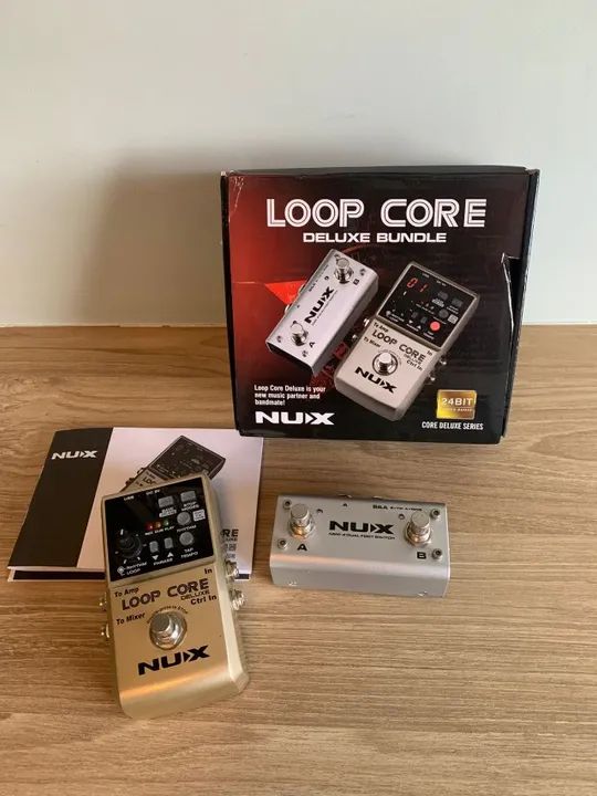 Pedal Nux Loop Core Deluxe Com Pedal Controlador