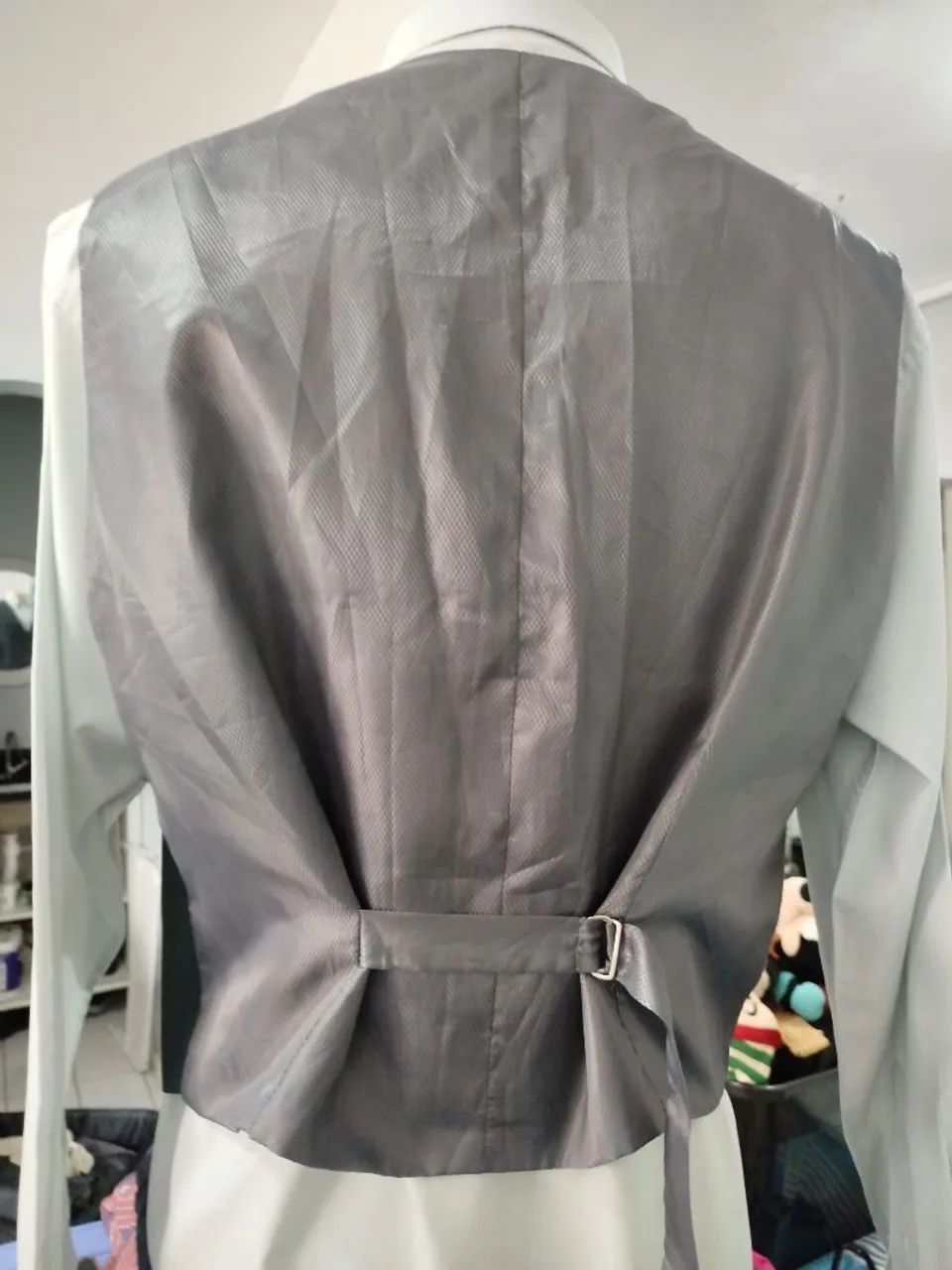 Colete Masculino Cinza da Marca Danithais. - Foto 3