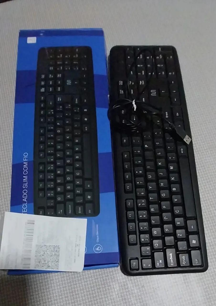 Teclado Slin com fio  - Foto 2