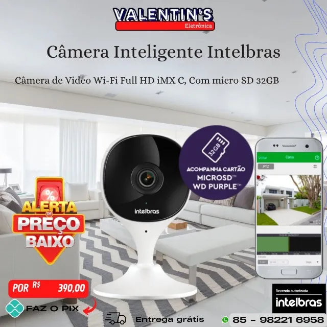 Câmera Inteligente Wi-FI Intelbras