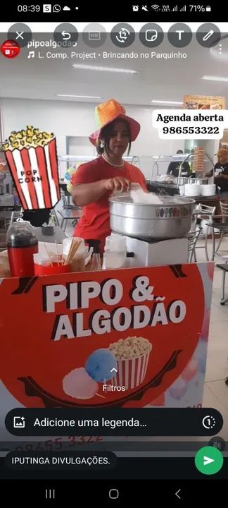 Aluguel: pipoca e algodão doce da Tia Jana  - Foto 3