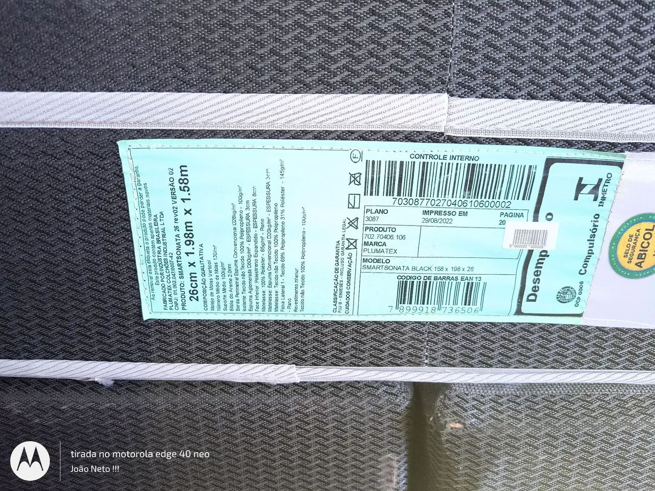 Cama Box Casal SmartSonata 26 - PlumaTex