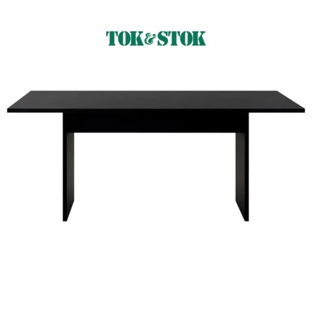 Mesa preta tokstok 1,75m 6 lugares