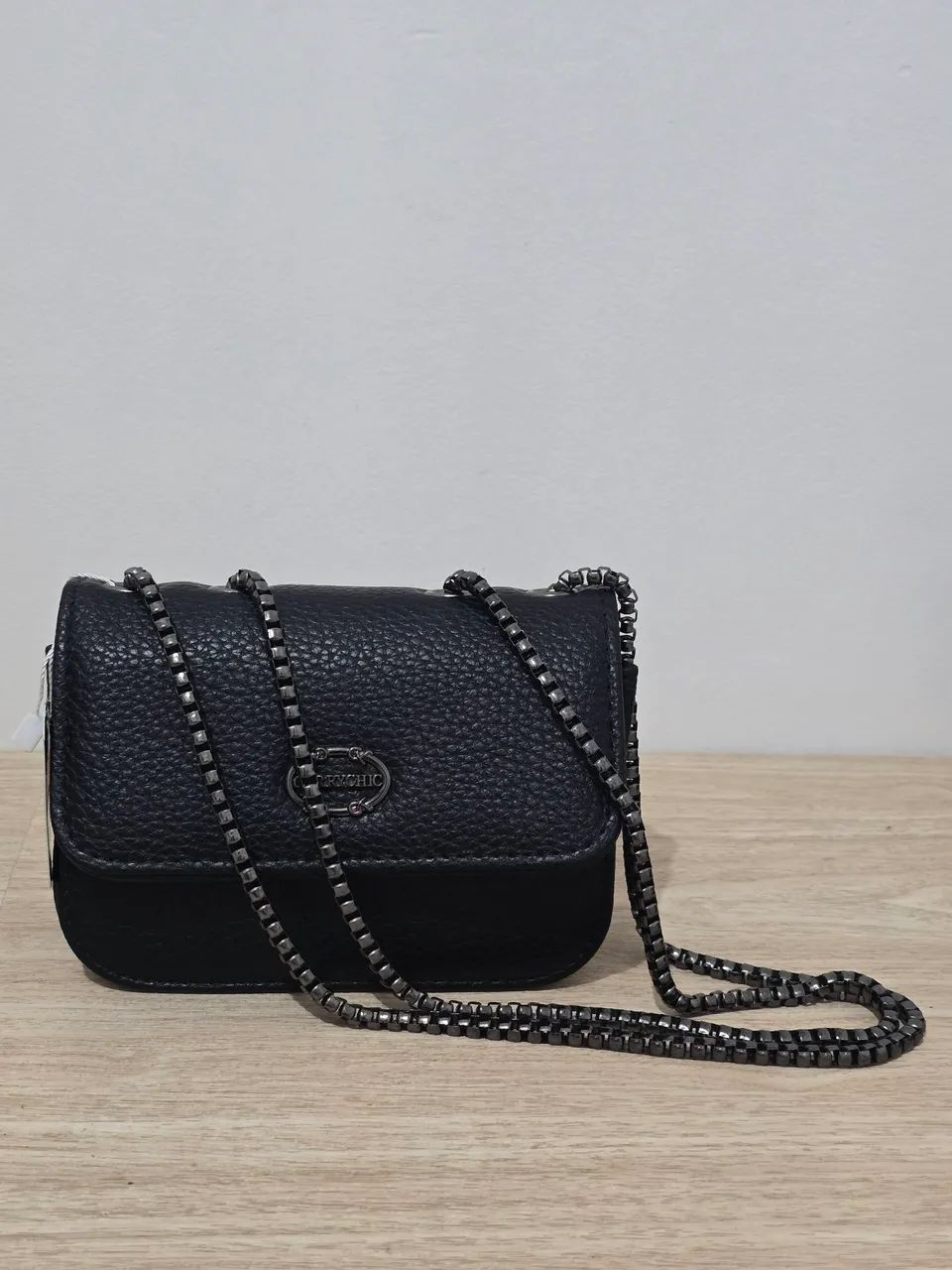 Bolsa Pequena de Ombro Feminina Preta