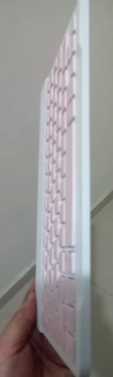 Mini Teclado ultra fino Recarregável e Mouse-Bluetooth-Cor Rosa-Layout padrão americano