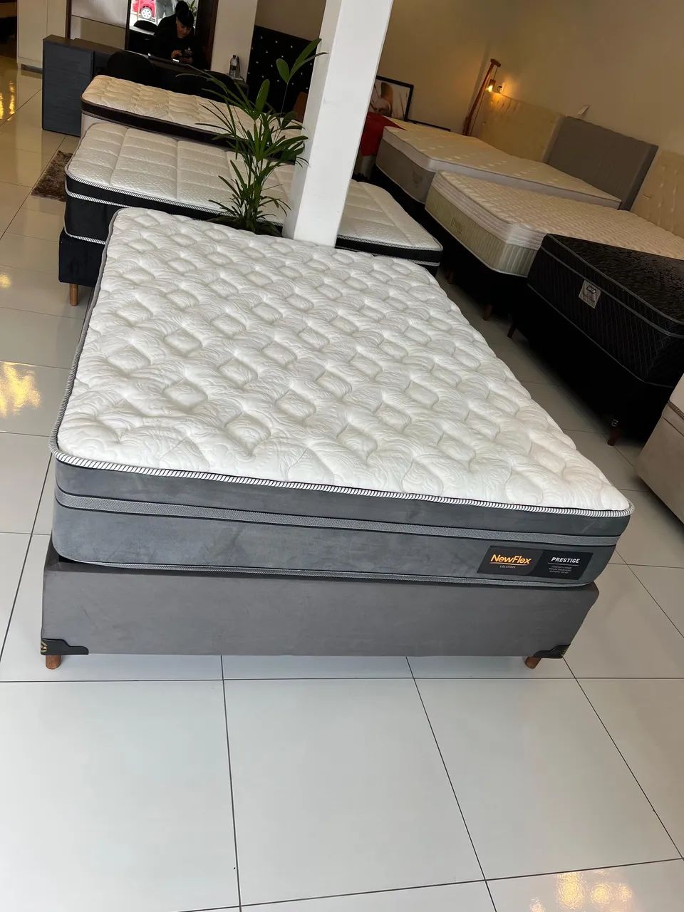 Colchão de CASAL COM BASE BOX - ENTREGA GRÁTIS! - Foto 3