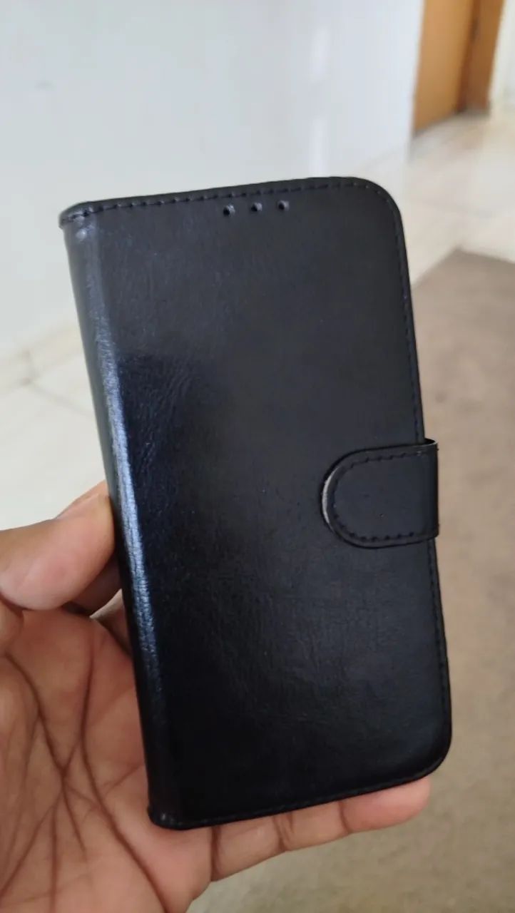 Motorola Moto G7 Play com capa tipo carteira - Foto 2