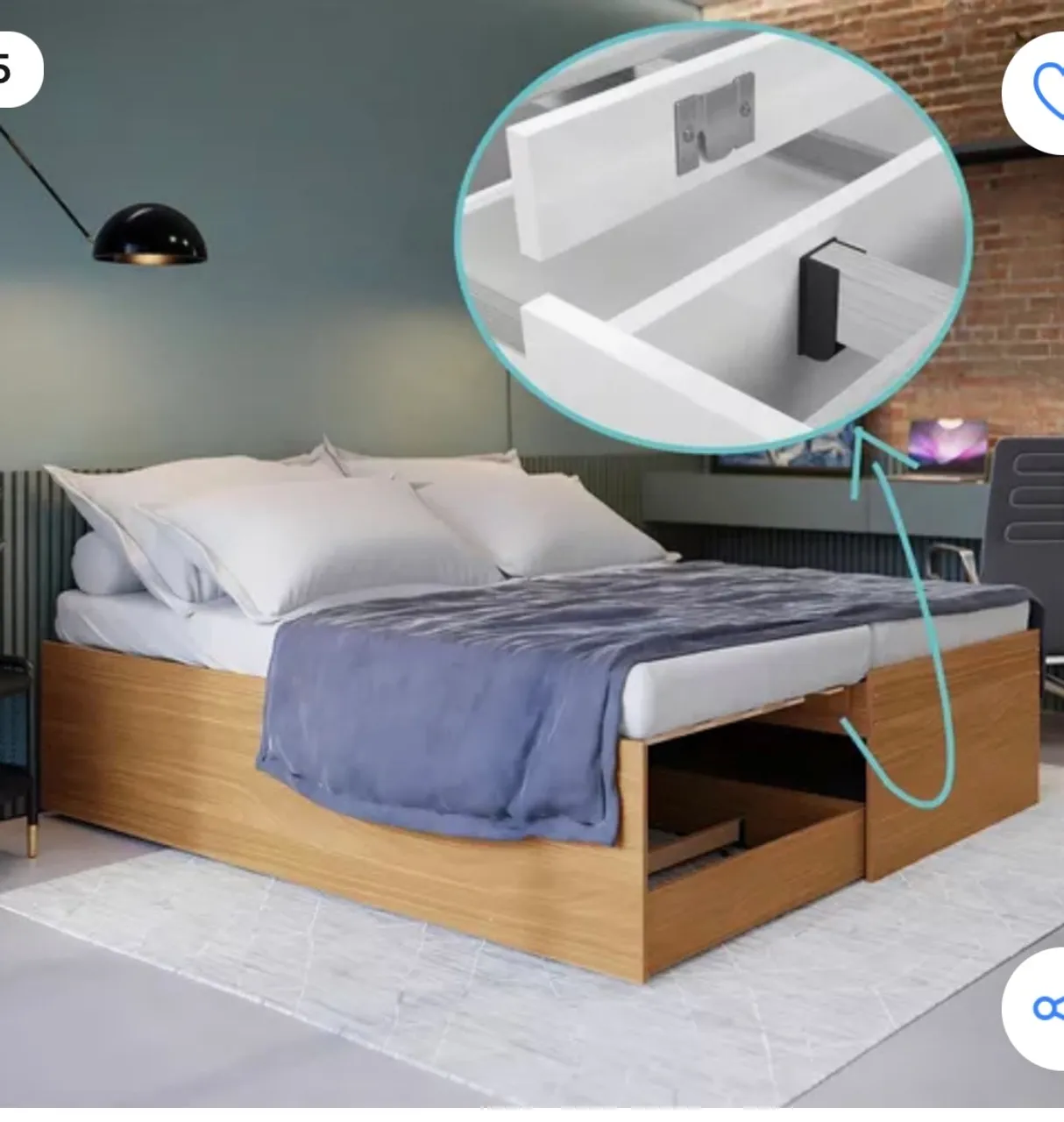 Cama Matrix - Design Moderno (3 em 1)