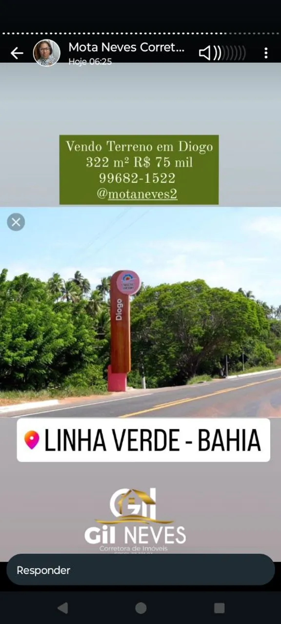VENDA DE TERRO DIOGO