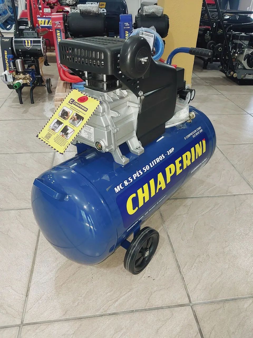 Compressor Chiaperini de 50L 2.0HP 120PSI (Loja) - Foto 3
