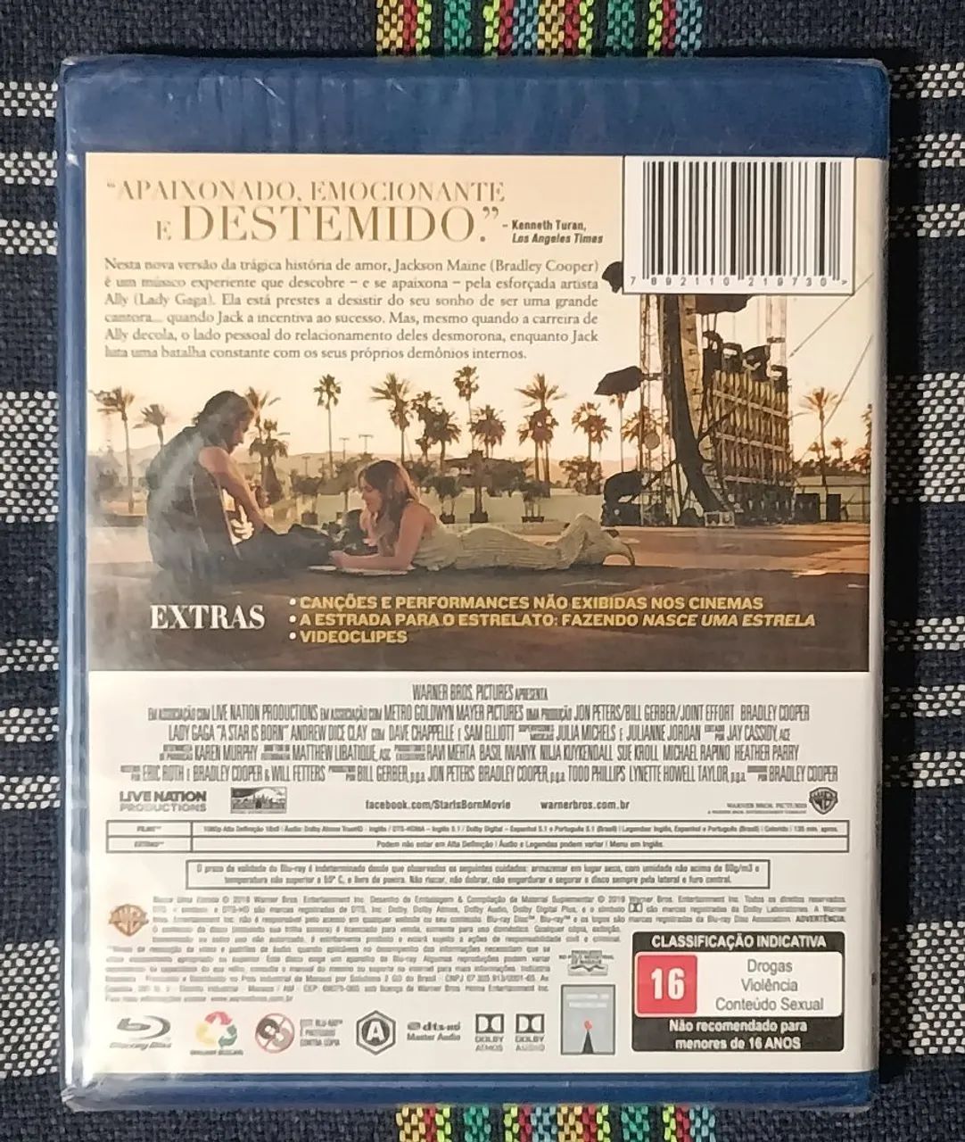Nasce uma Estrela - Blu Ray (LACRADO) - Foto 2