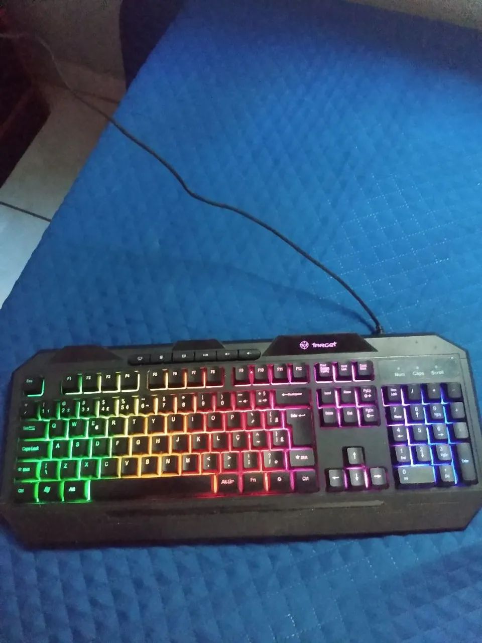 Teclado Gamer Target com Iluminação RGB