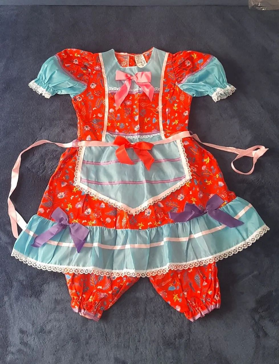 Vestido Infantil Festa Junina 