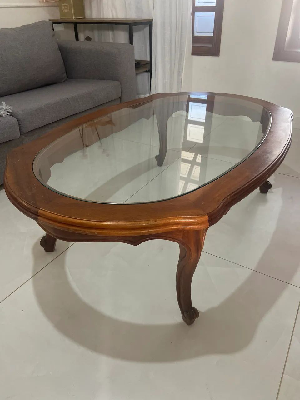 Mesa de centro madeira maciça 64363873255299122