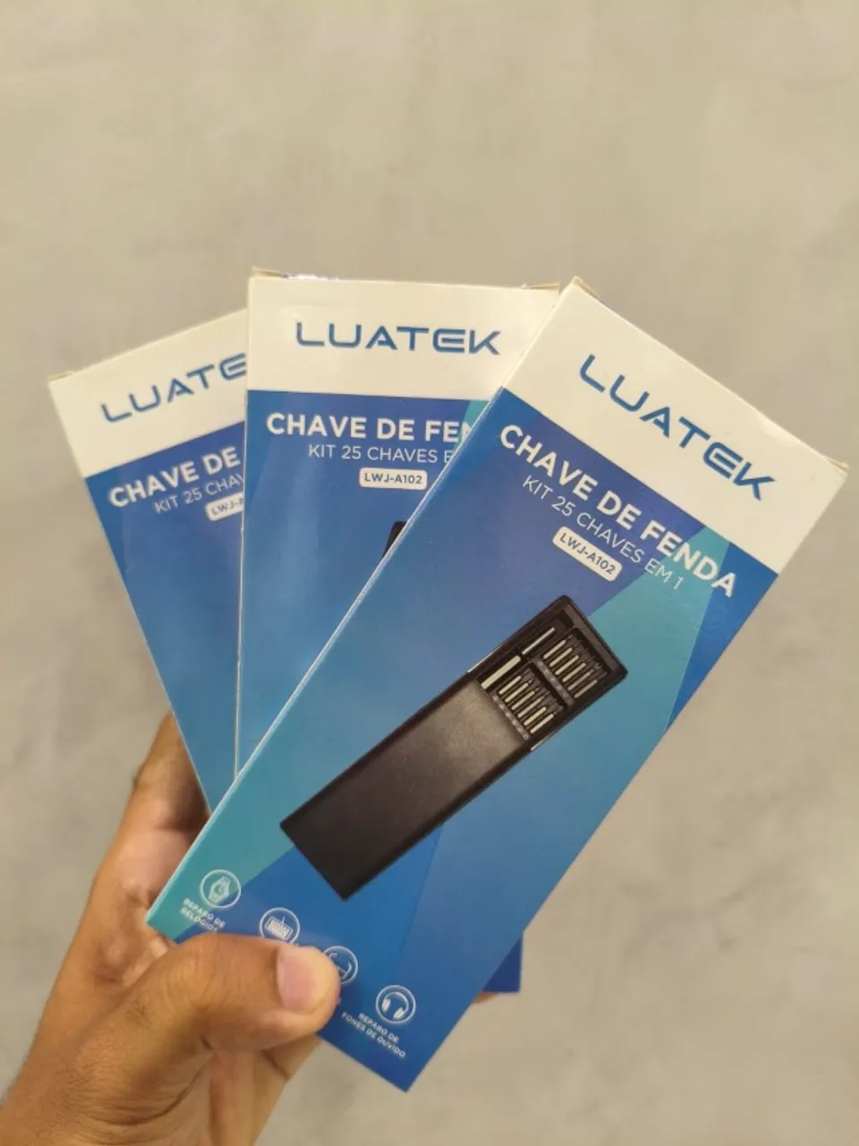Kit 25 chaves em 1 - Luatex - Chave de fenda