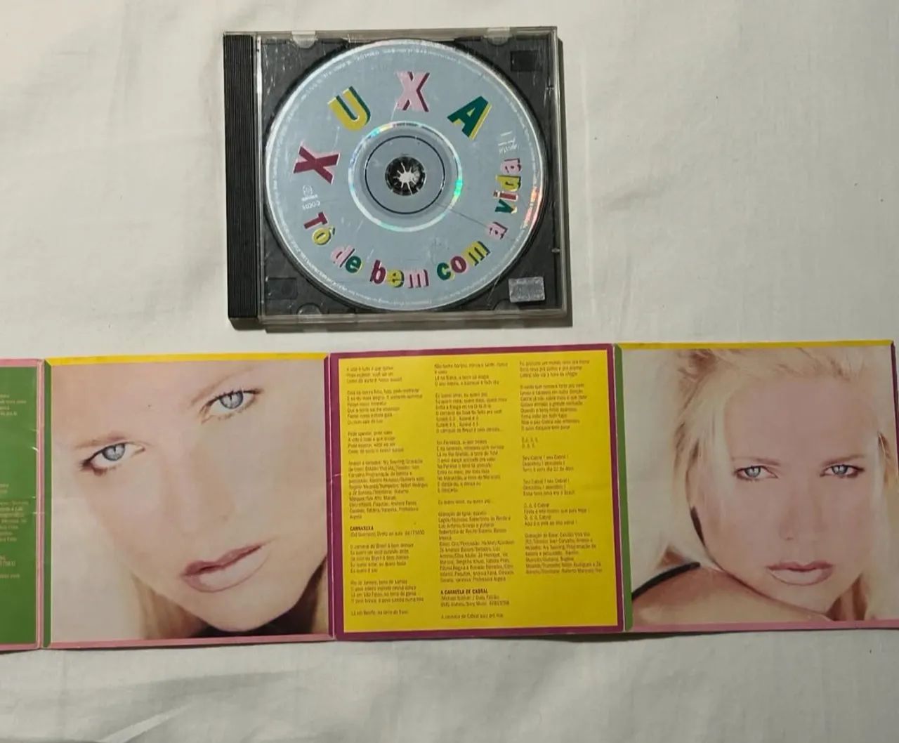 CD Xuxa Tô de bem com a vida, autografado - Foto 3