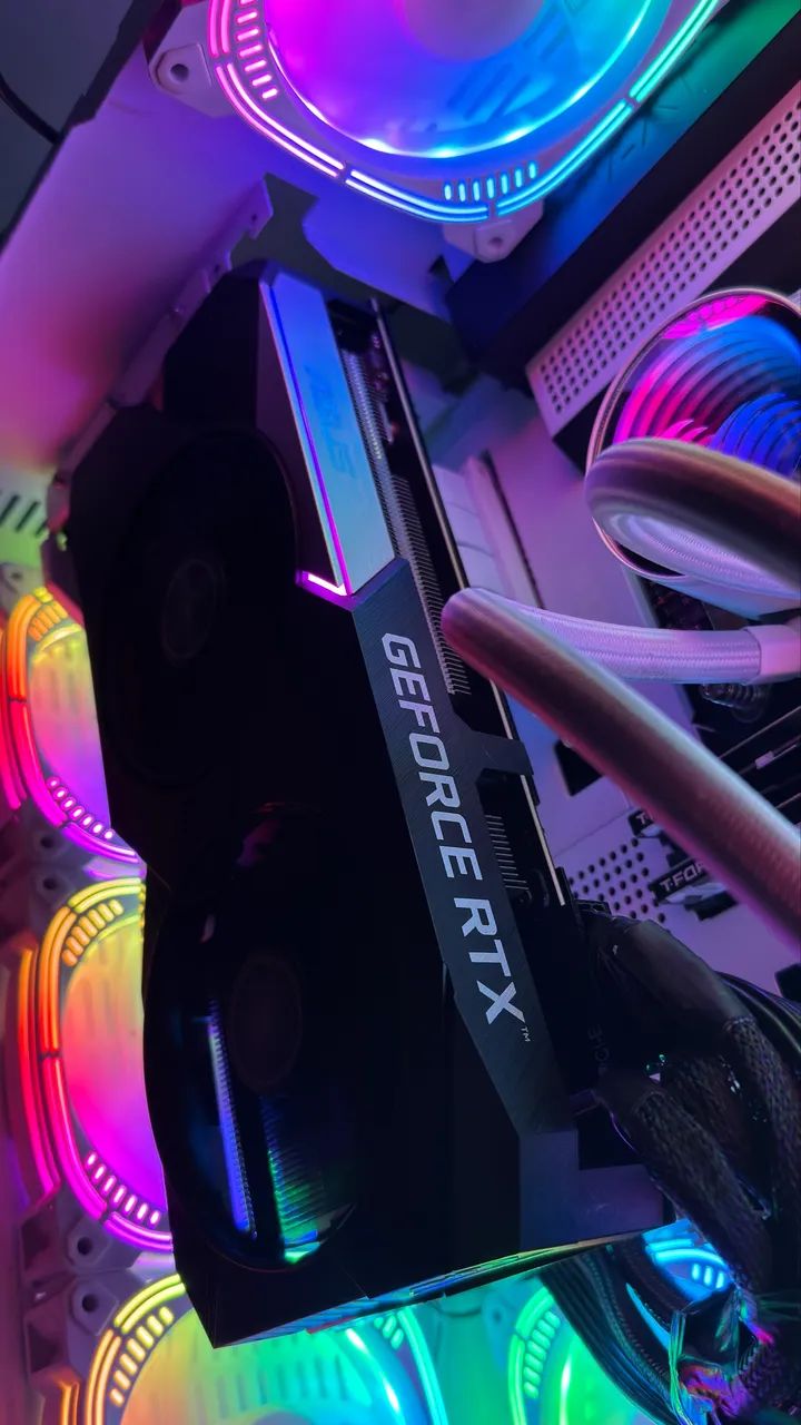 Placa de Vídeo ASUS RTX 3070 OC - na caixa