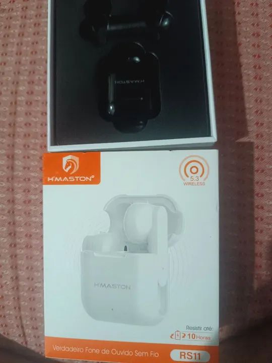 Fone de Ouvido Bluetooth H'MASTON RS11 - Sem Fio - Novo