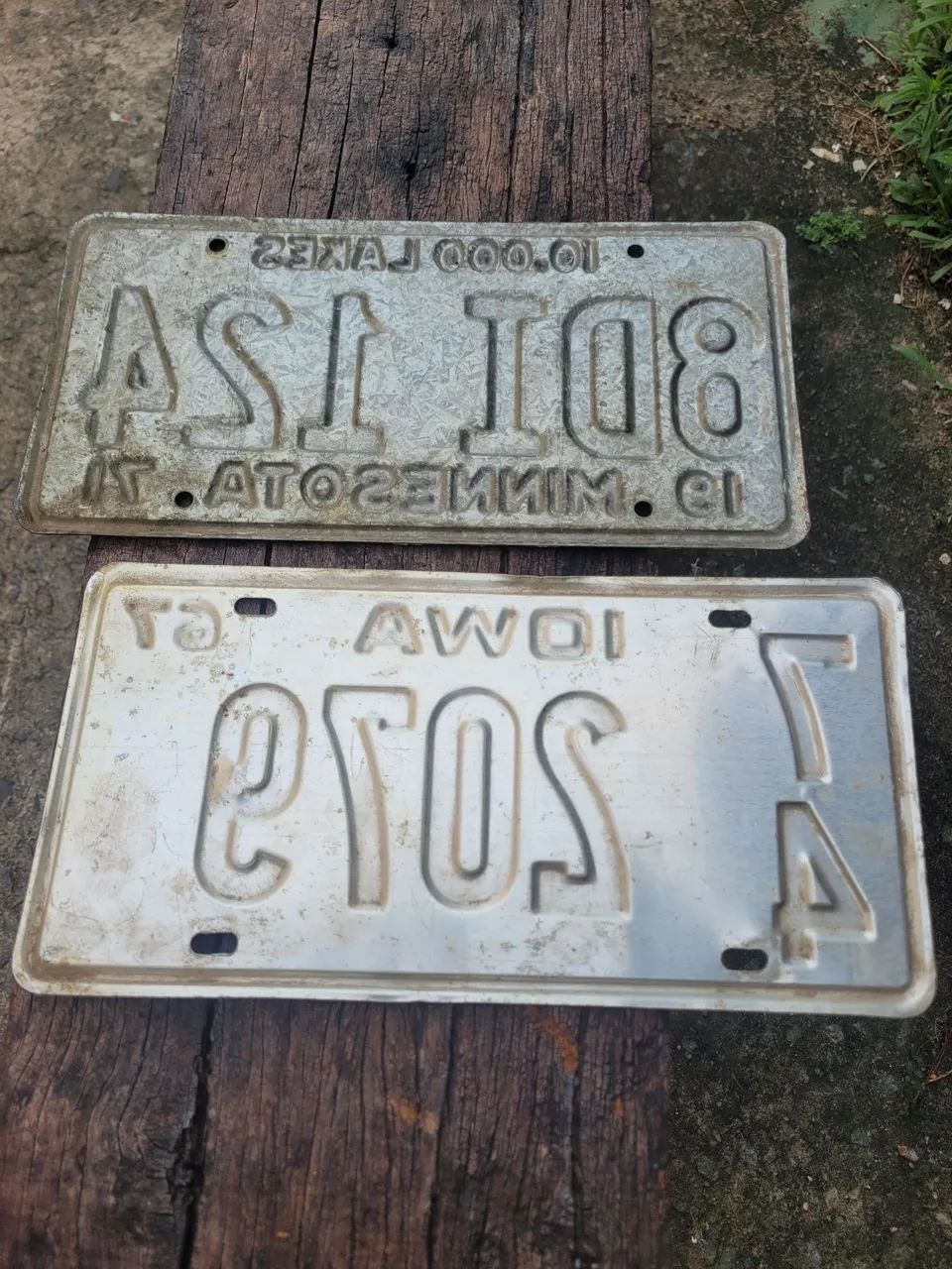 Placas Americanas Antigas,Leia: - Foto 4