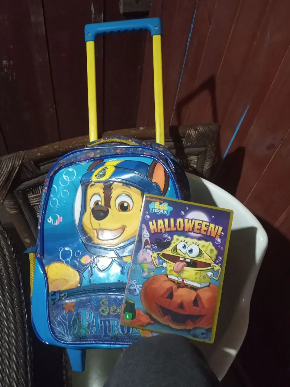 Mochila de Rodinhas Infantil Patrulha Canina