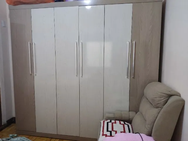 Roupeiro seis portas mdf casal