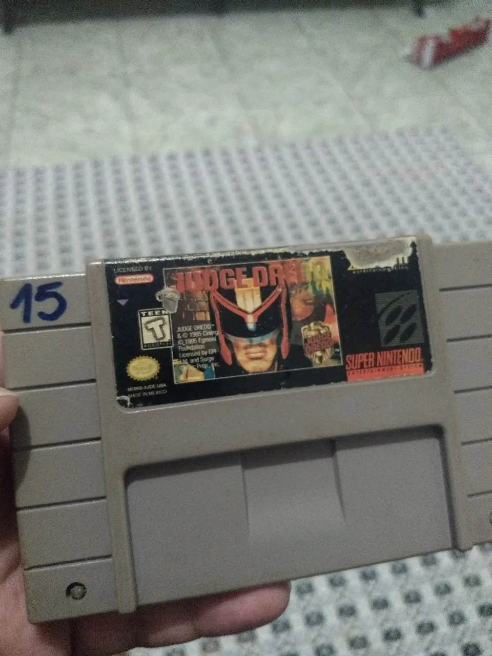 Jogo Super Nintendo Judge Dredd