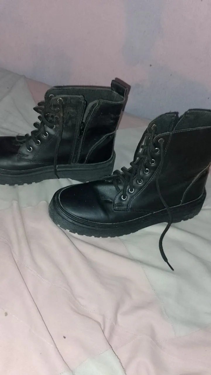 Botas Coturno Preto