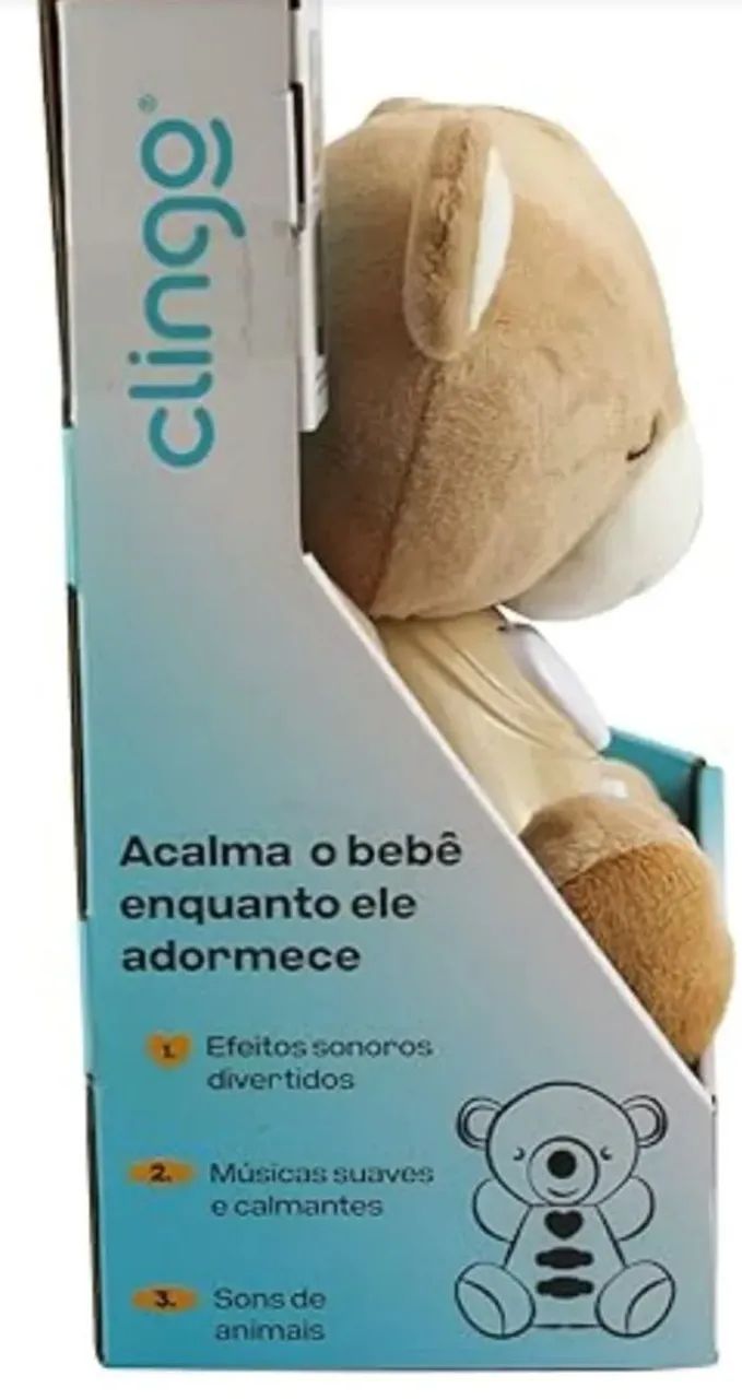 Ursinho musical com luz e sons calmantes - Clingo - Foto 4