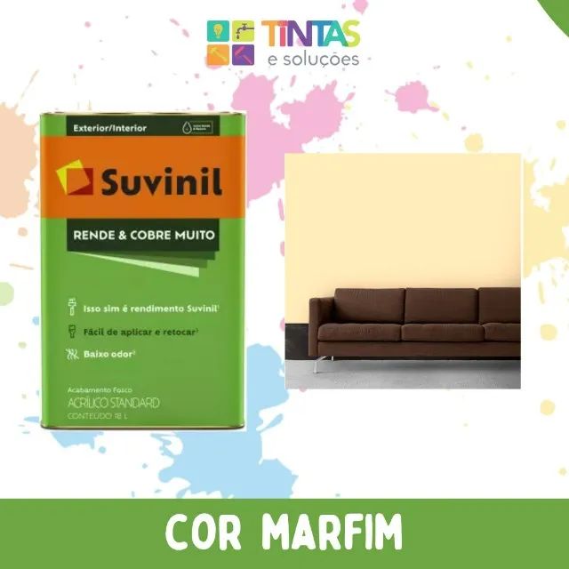Tinta Suvinil Cor Marfim