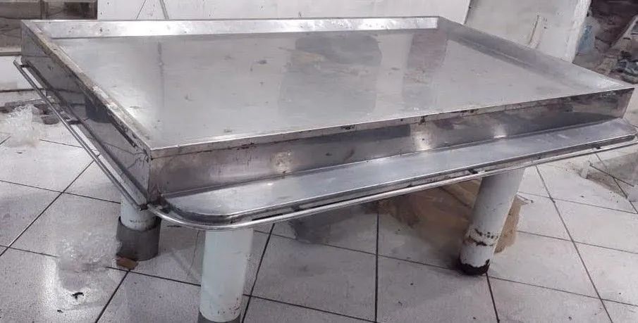 Bancada expositora inox 