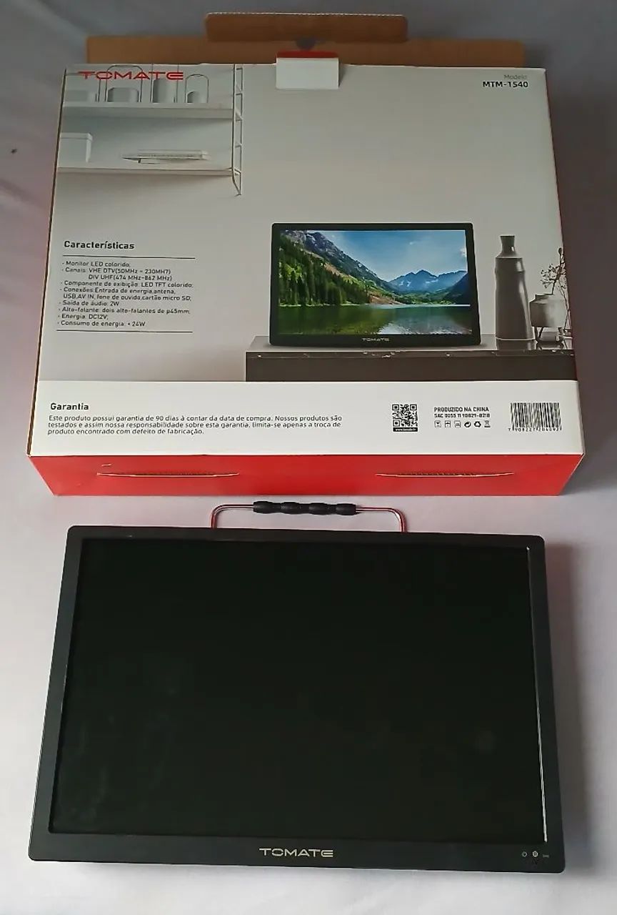 TV MONITOR PORTATIL 15" POL. RECARREGÁVEL  - Foto 3